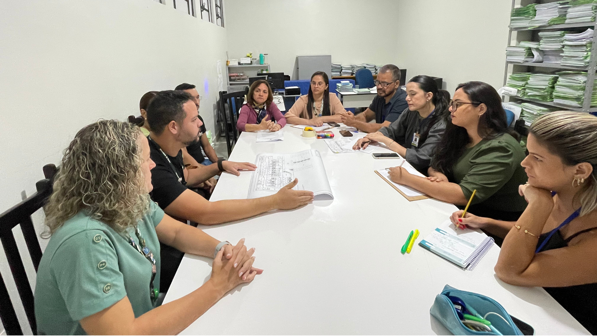 Reunião com técnicos do Ministério da Saúde para discussão do projeto de readequação da UPA São José