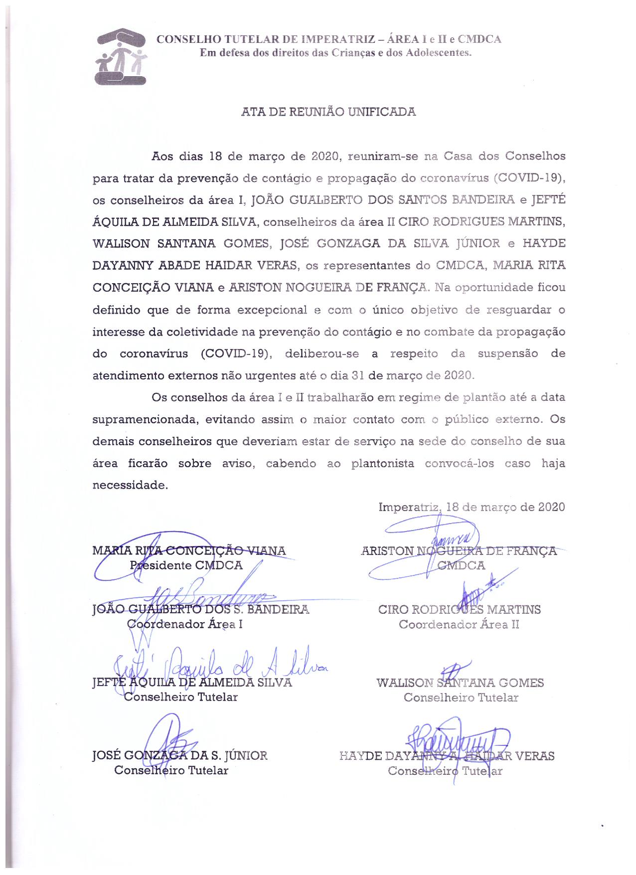Conselho Tutelar Área II Prefeitura Municipal
