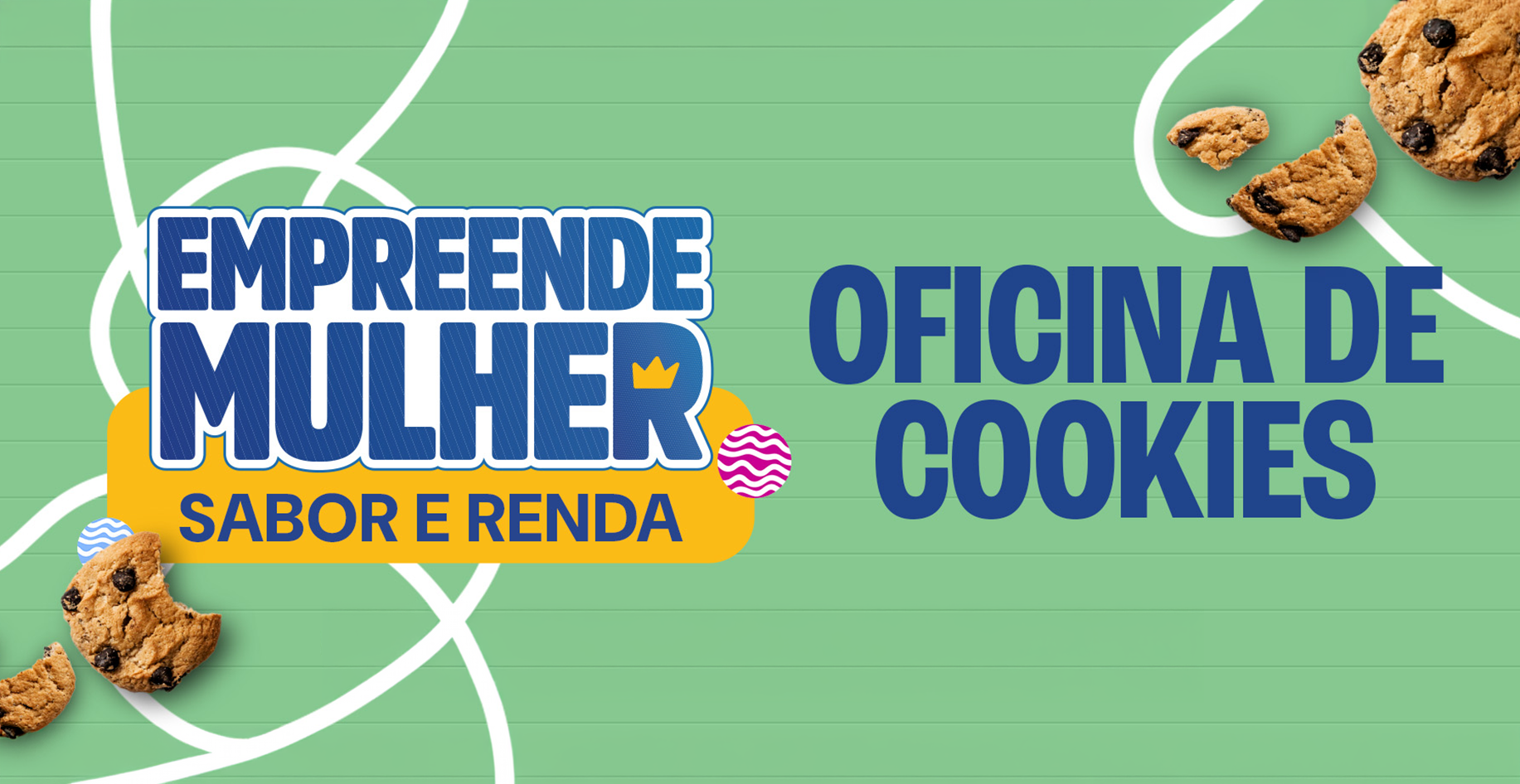 EMPREENDE MULHER: OFICINA DE COOKIES Logo
